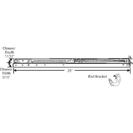 Strybuc 28in Channel Balance 62FC-28C-18